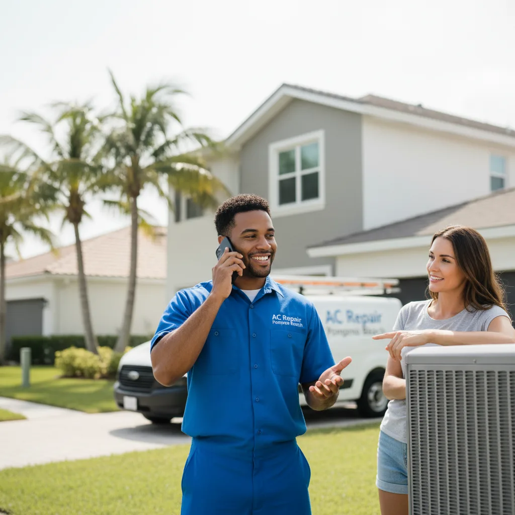 AC Repair Pompano Beach customer support in Kings Beach